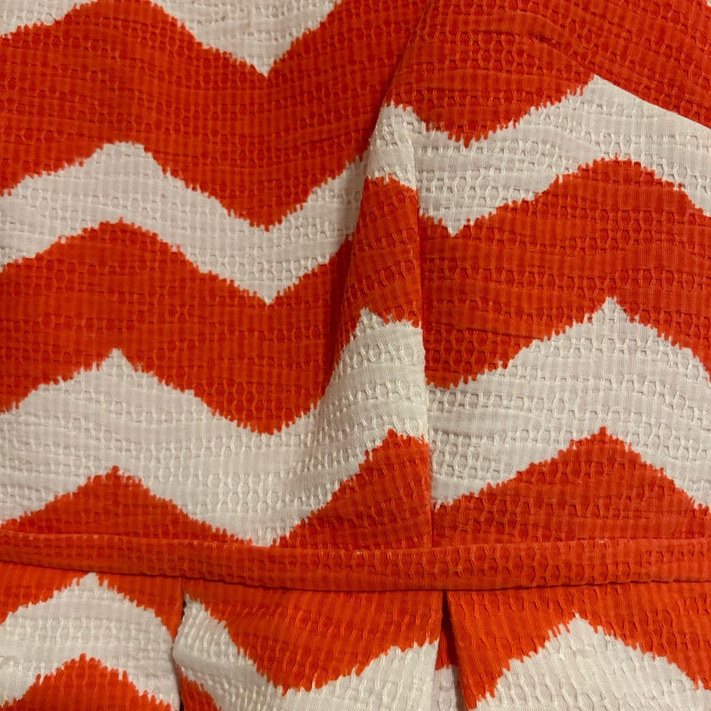 Orange Patterned Unique Sundress - Picture 2 of 2